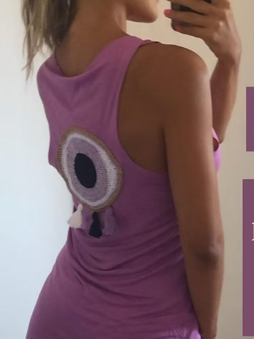 Vestido Curto Olho Grego