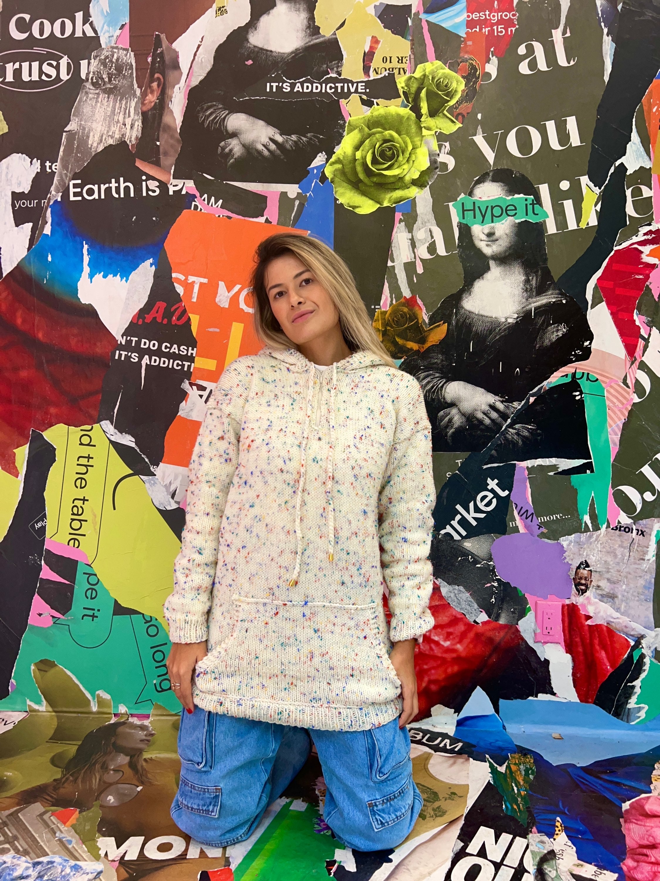 Moletom Cintia Dicker Off-White