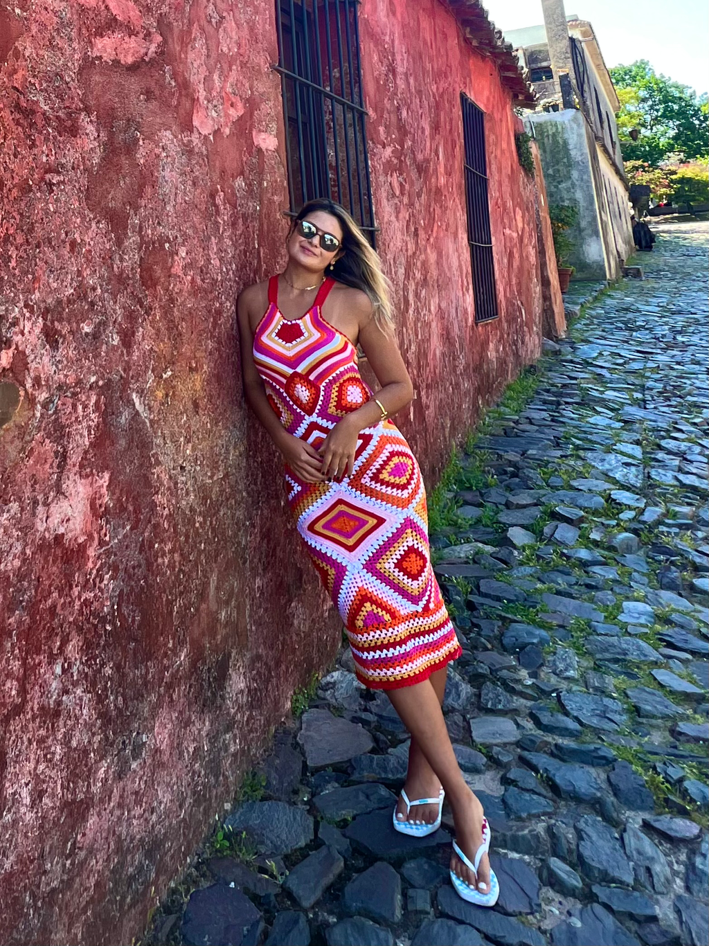 Vestido Midi Colonia Del Sacramento