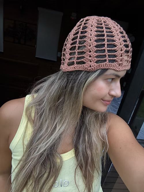 Mesh Hat (Touca de Crochê)