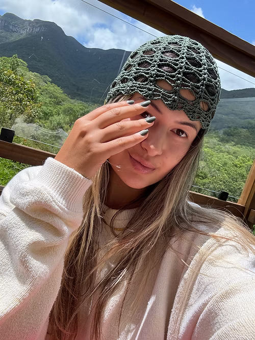 Mesh Hat (Touca de Crochê)